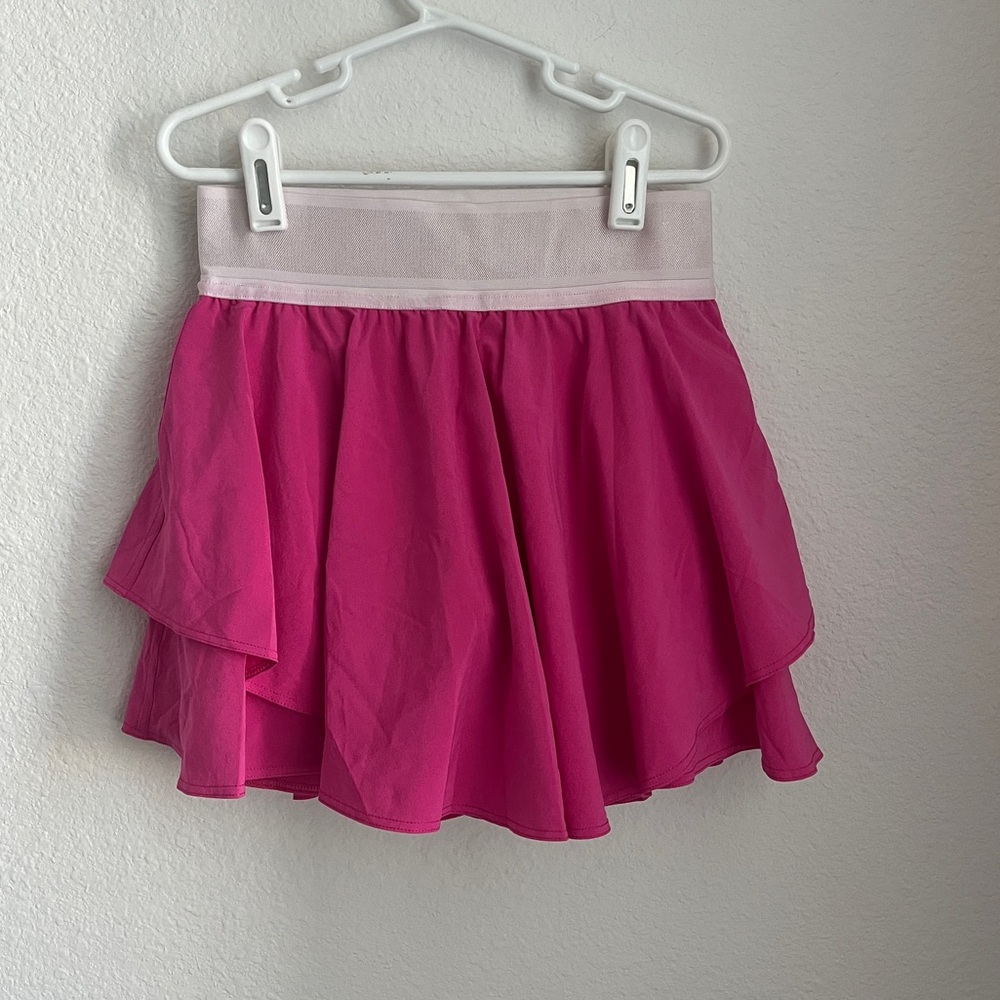 Lululemon Sonic Pink Court Rival Skirt